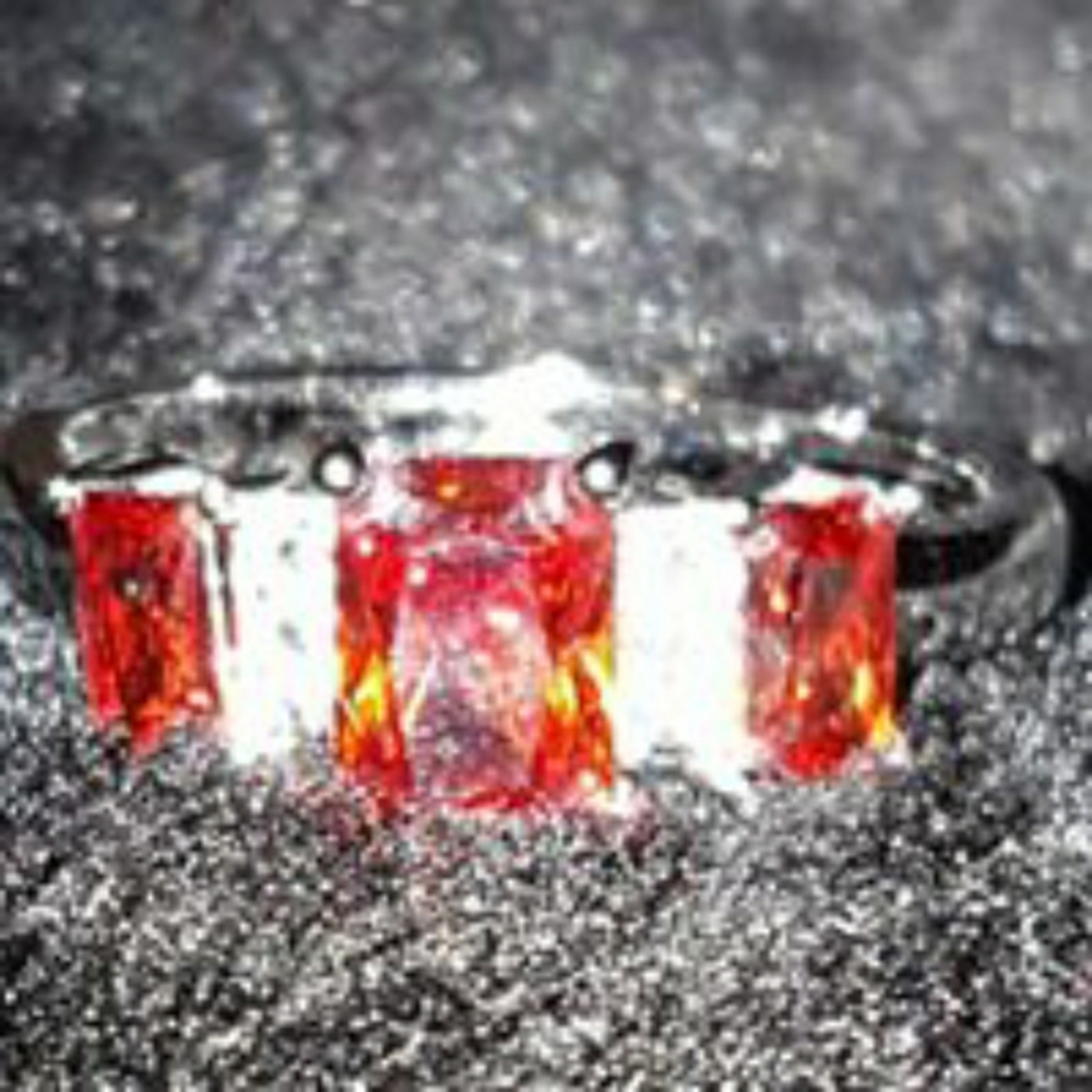 Genuine Ruby & Diamond Accent Ring